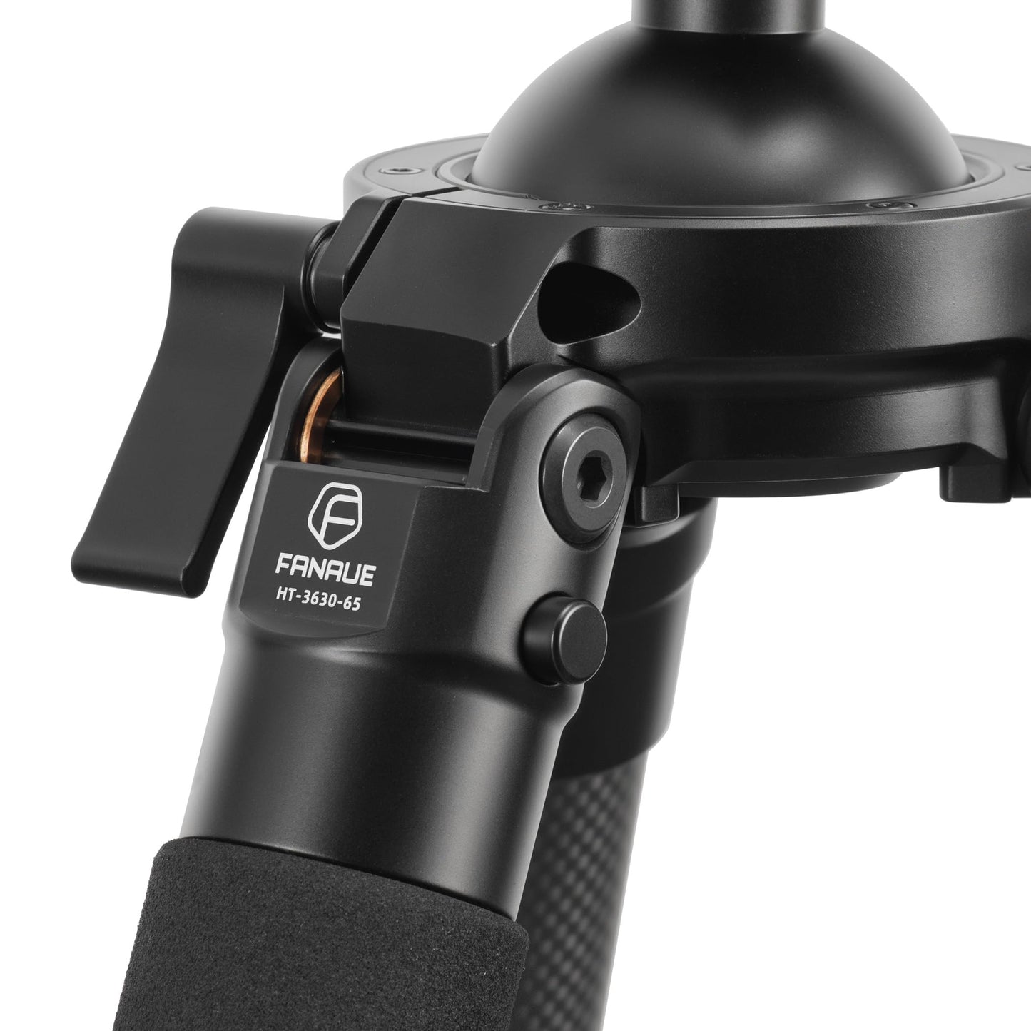 FANAUE HT-3630-65 Carbon Fiber Tripod with 65mm Ball Head - 360° Rotation, ARCA-Swiss Quick Release - 30KG Load, Lightweight & Heavy Duty,Photography