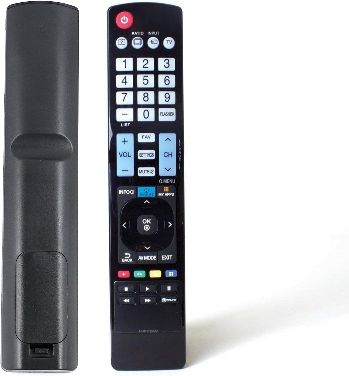 AKB73756542 Remote Control Replacement for LG Smart TV Full Function Remote Control (AGF76692608)