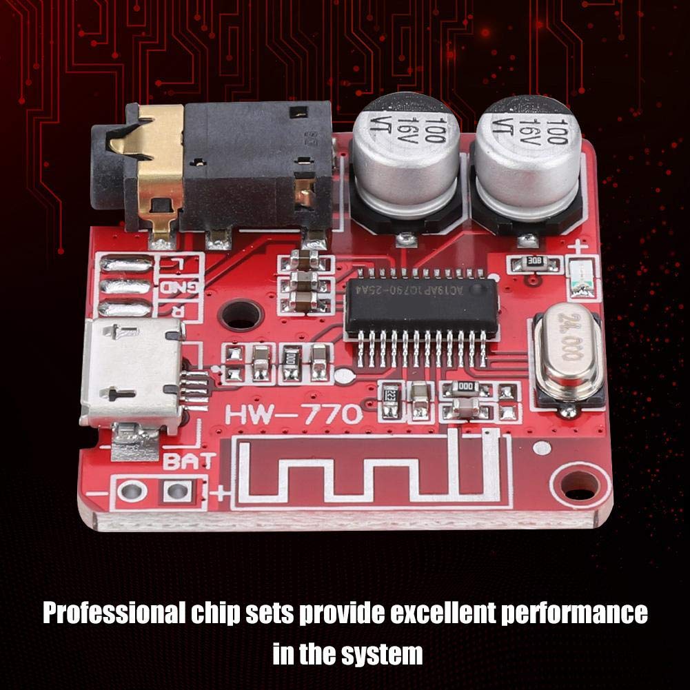 Lazmin Audio Receiver Module,Bluetooth 4.1 MP3 Decoder Board Stereo Car USB Digital Power Amplifier Board Module