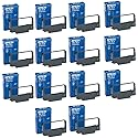 Epson Erc-38B (ERC38B) Black Fabric Ribbon 14-Pack