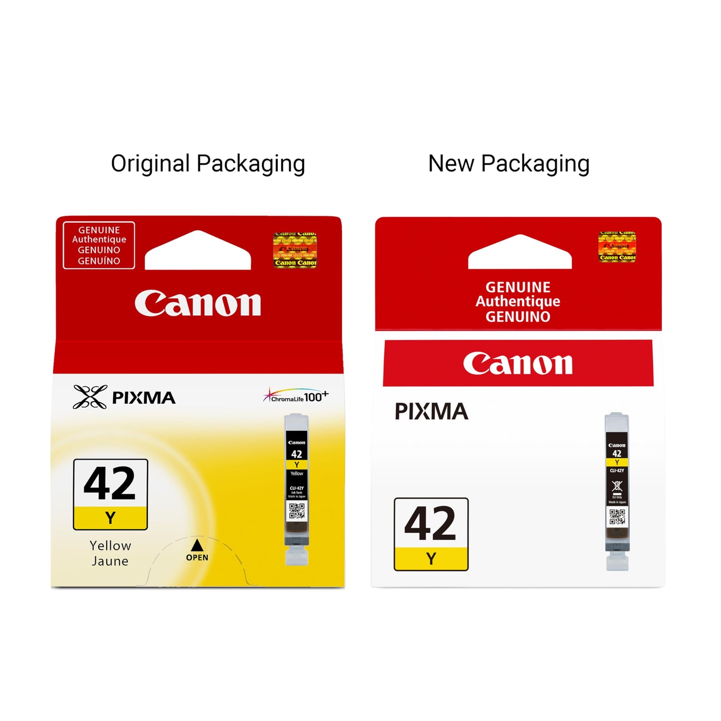 Canon CLI-42 Genuine Yellow Ink Tank, Compatible with PIXMA PRO-100 Printers