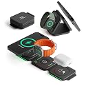 InfinaCore 3-in-1 Charging Station for Apple Devices - Travel Essentials- Magnetic Wireless Travel Charger - Foldable Charging Pad for Magsafe iPhone