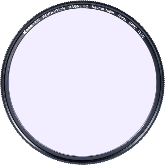 Kase KW Revolution Plus Magnetic Shockproof Neutral Night Broadband Light Pollution Reduction Filter Low Reflection Optical Glass (72mm)