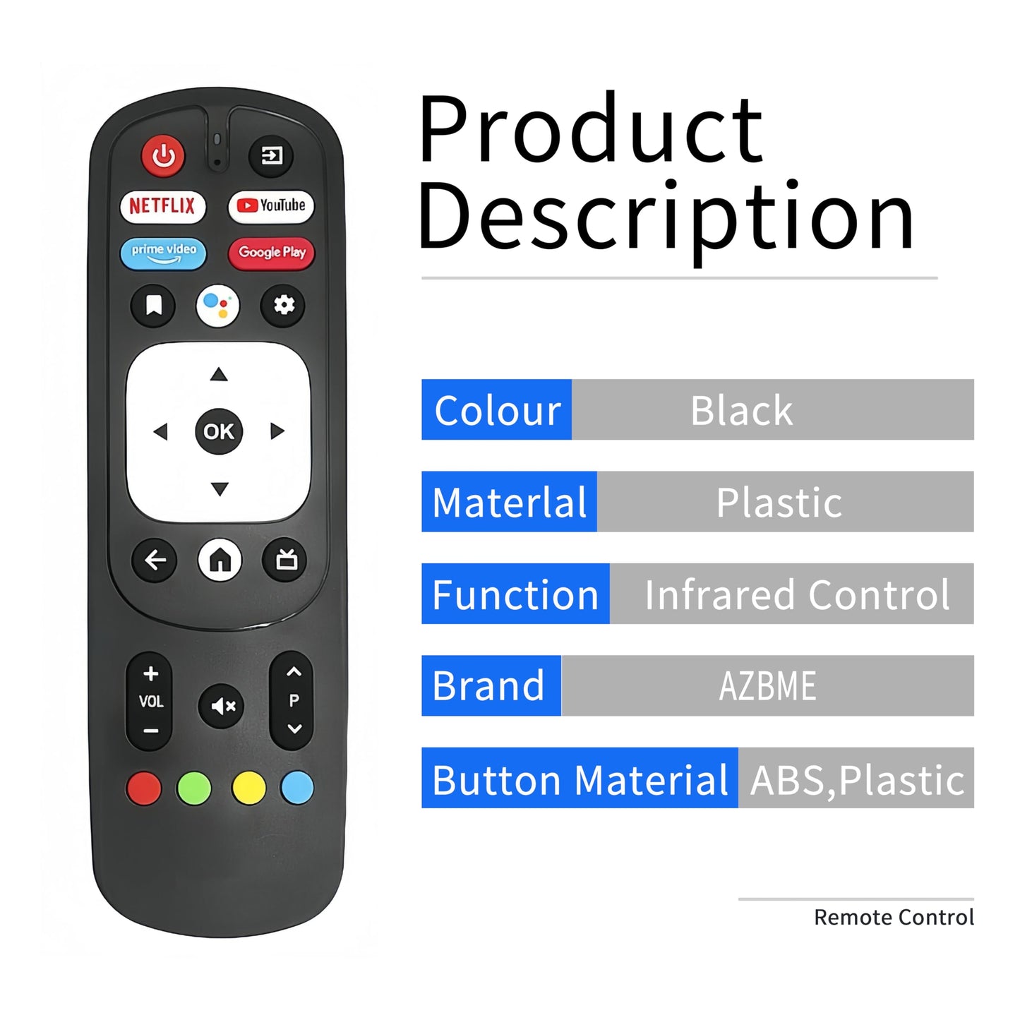RM-C3287 Replacement Voice Remote Control for JVC TV RM-C3570 65PFL5704/F7 65PFL5504/F7 65PFL5604/F7 65PFL5766/F7 50PFL5766 Smart Android