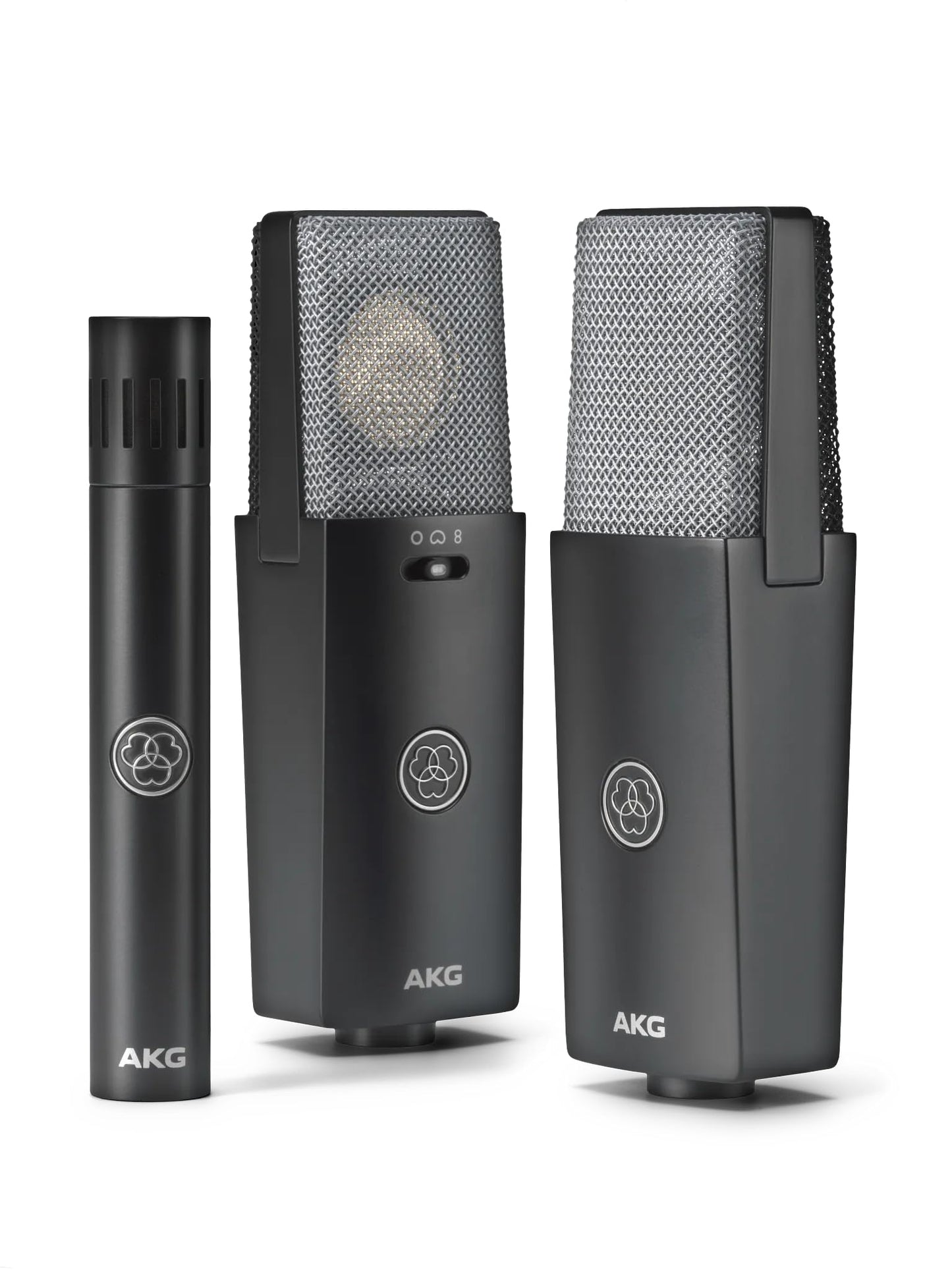 AKG C104 Professional Large Diaphragm Cardioid Condenser Microphone - XLR Studio Mic for Podcasting, Streaming, Broadcasting & Music Recording, Low