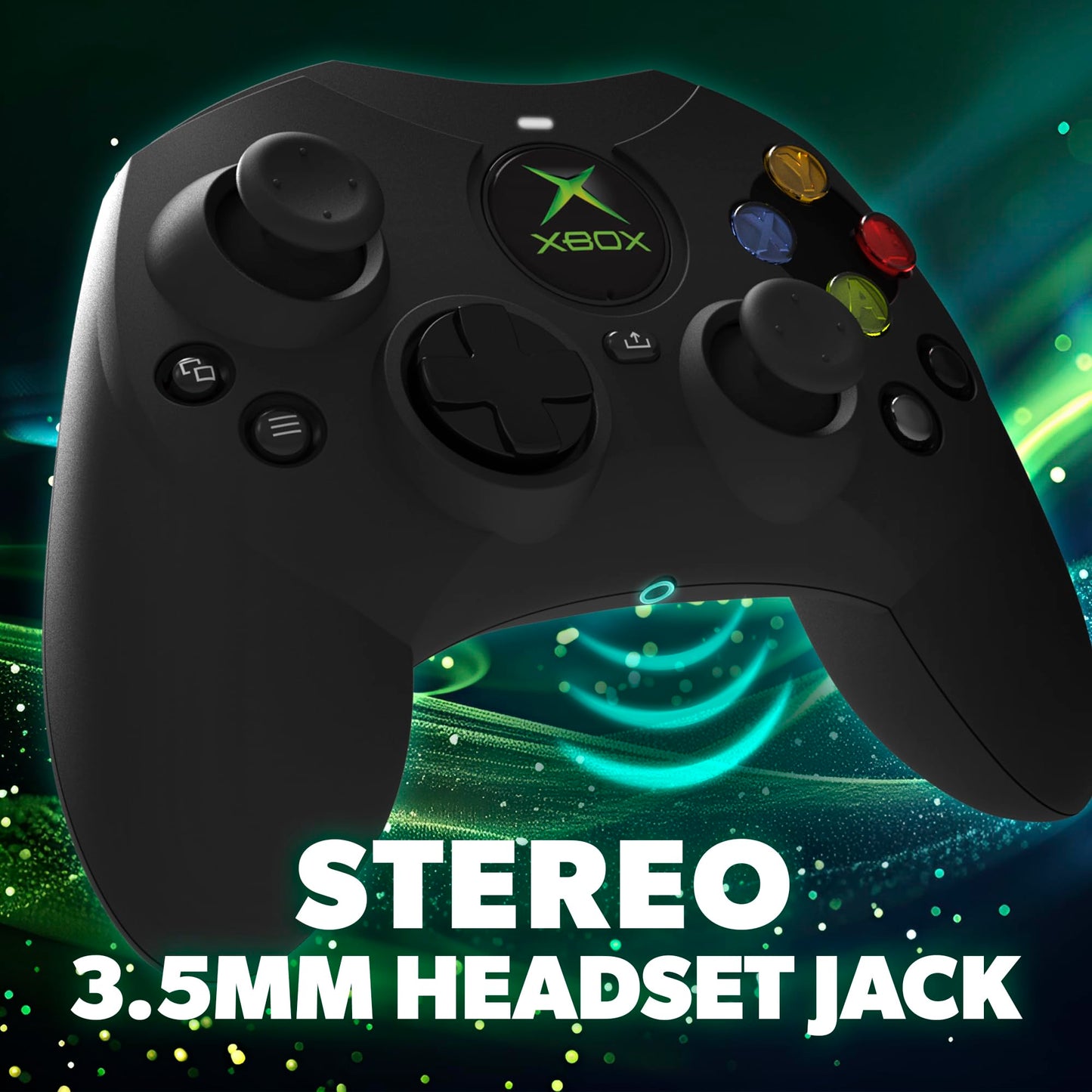 Hyperkin - DuchesS Wired Controller for Xbox Series X|S, Xbox One, Windows 10|11, PC, with Hall Effect Joysitcks, Audio Jack, Impulse Triggers, Black