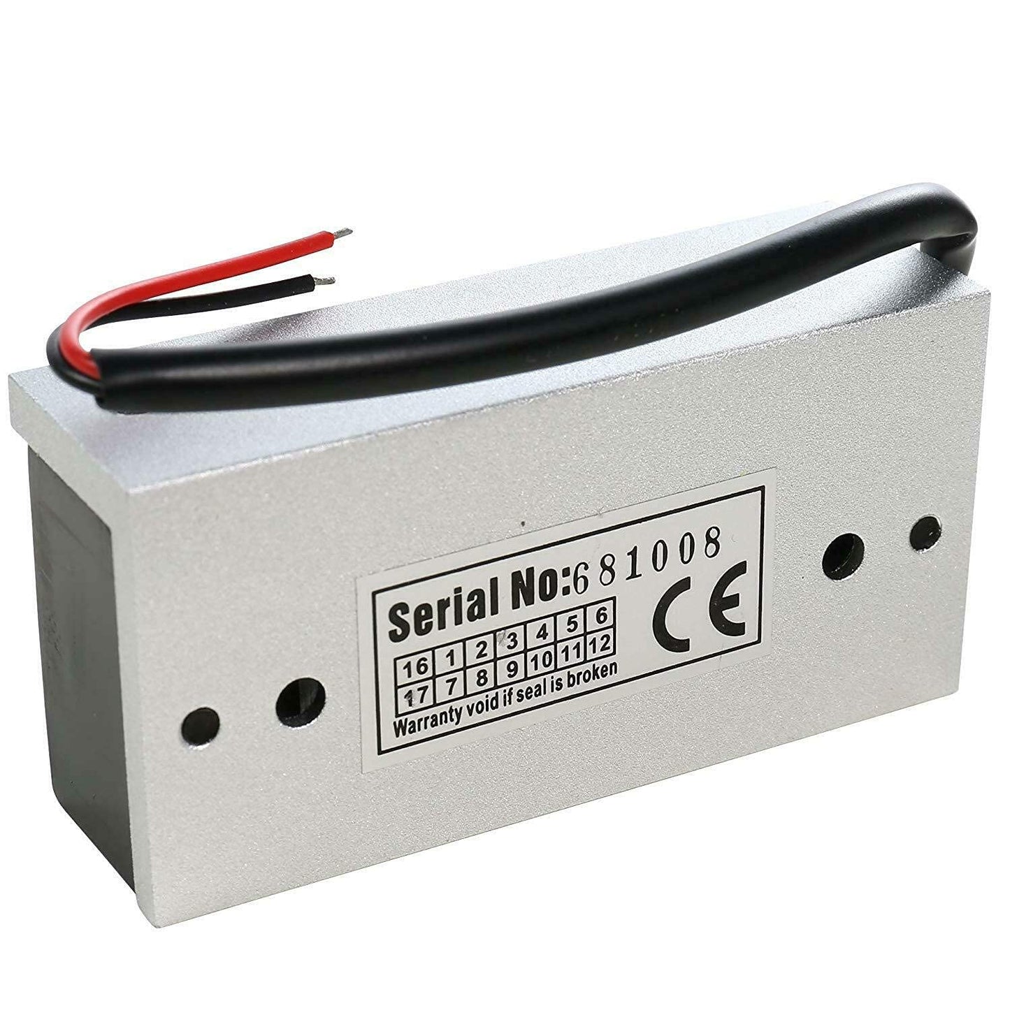 UHPPOTE 60KG 120lbs Holding Force Mini Electromagnet Lock 12V Fail Safe for Door Acces Control System
