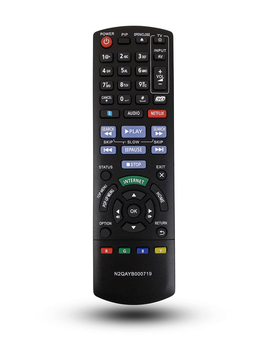 Replacement Remote Control for Panasonic DMP-BDT220 DMP-BBT01 DMP-BDT220CP DMP-BDT220P Blu-Ray Disc Player