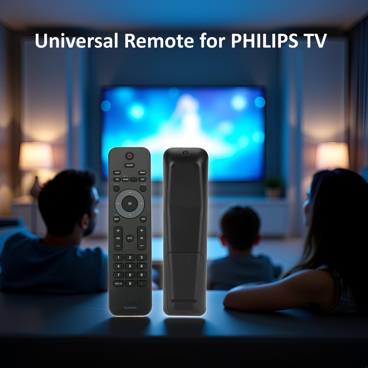 Universal Remote for PHILIPS TV 19PFL3504D 22PFL3504D 26PFL4507 32PFL3504D 32PFL4507 32HFL4663S 32PFL4505D 32PFL3506 40PFL3505D 40PFL4707 42PFL3704D