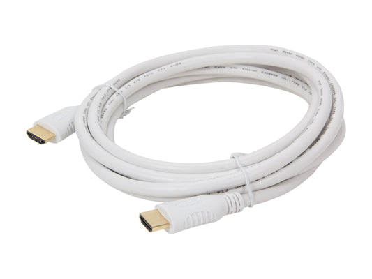 Nippon Labs NMHD-10MM-WT 10-Feet High Speed HDMI with Ethernet cl2 Rating, White Cable M/M 28 AWG Gold Plated