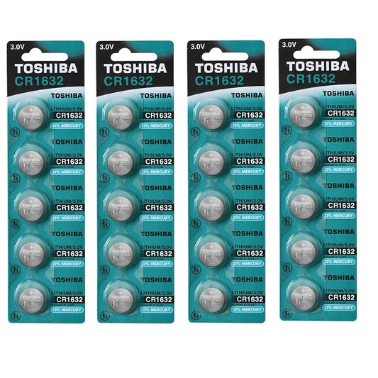 Toshiba CR1632 3 Volt Lithium Coin Battery (20 Batteries)