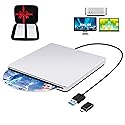 Guamar USB 3.0 Superdrive for Apple: External CD Drive for Mac MacBook Plug & Play Portable DVD Player Burner for Laptop PC Windows with USB-C