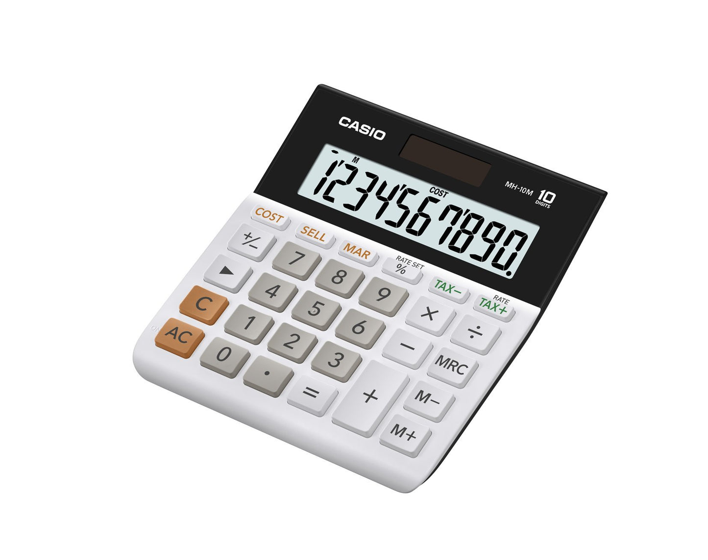 Casio MH-10M Desktop Calculator - Large 10-Digit Display | Cost/Sell/Margin & Tax Functions | Ideal for Home & Office Use