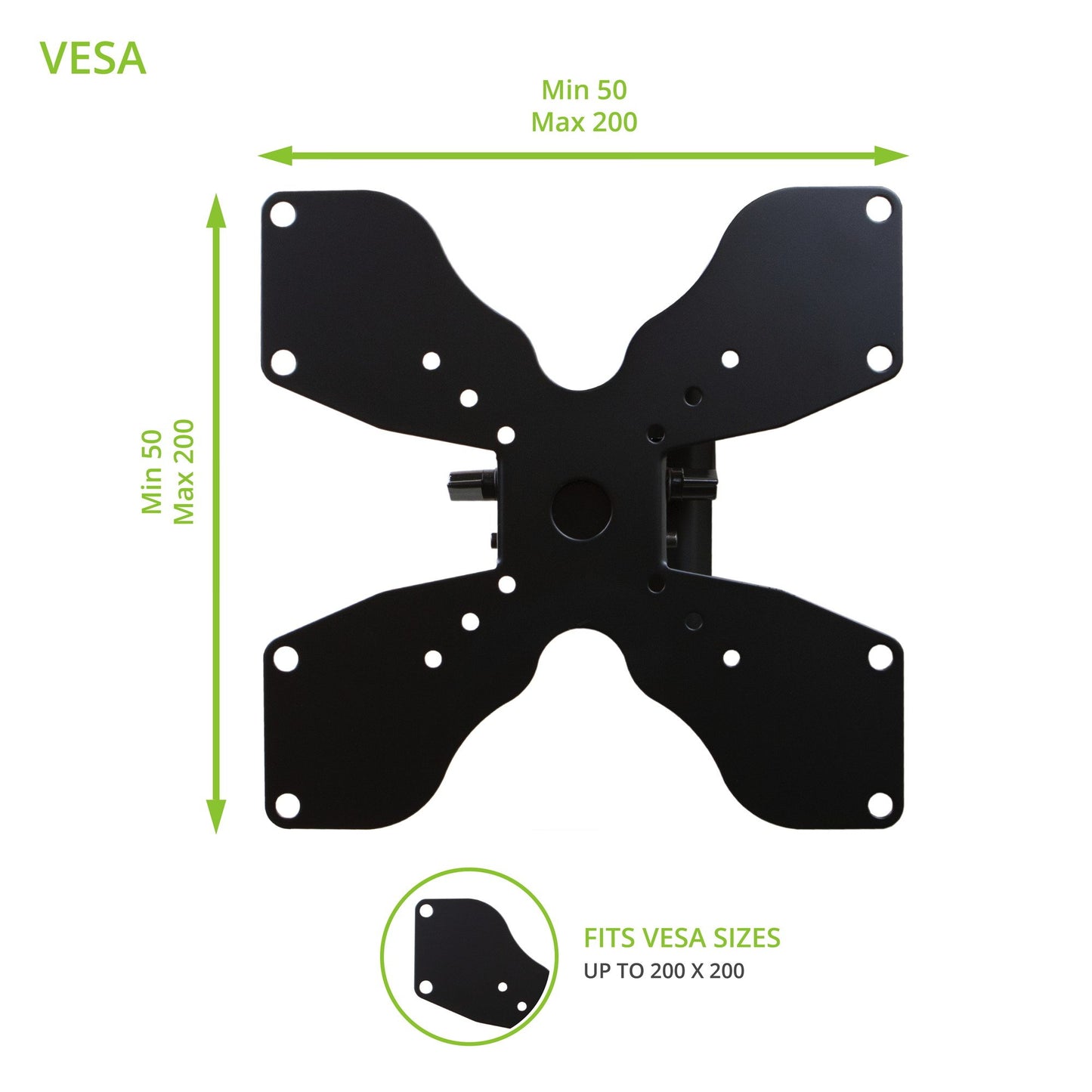 Kanto L102 Full Motion Mount for 19-inch to 32-inch TVs