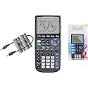 TI 83 Plus Graphing Calculator with Guerrilla Military Grade Screen Protector Set, Certified Reconditioned (New Model)