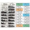 Akuoly Laptop Screw Set PC M2 M3 M2.5 Screw Standoffs for Universal Laptops and Hard Drive Disk M.2 SSD, 355 Pieces