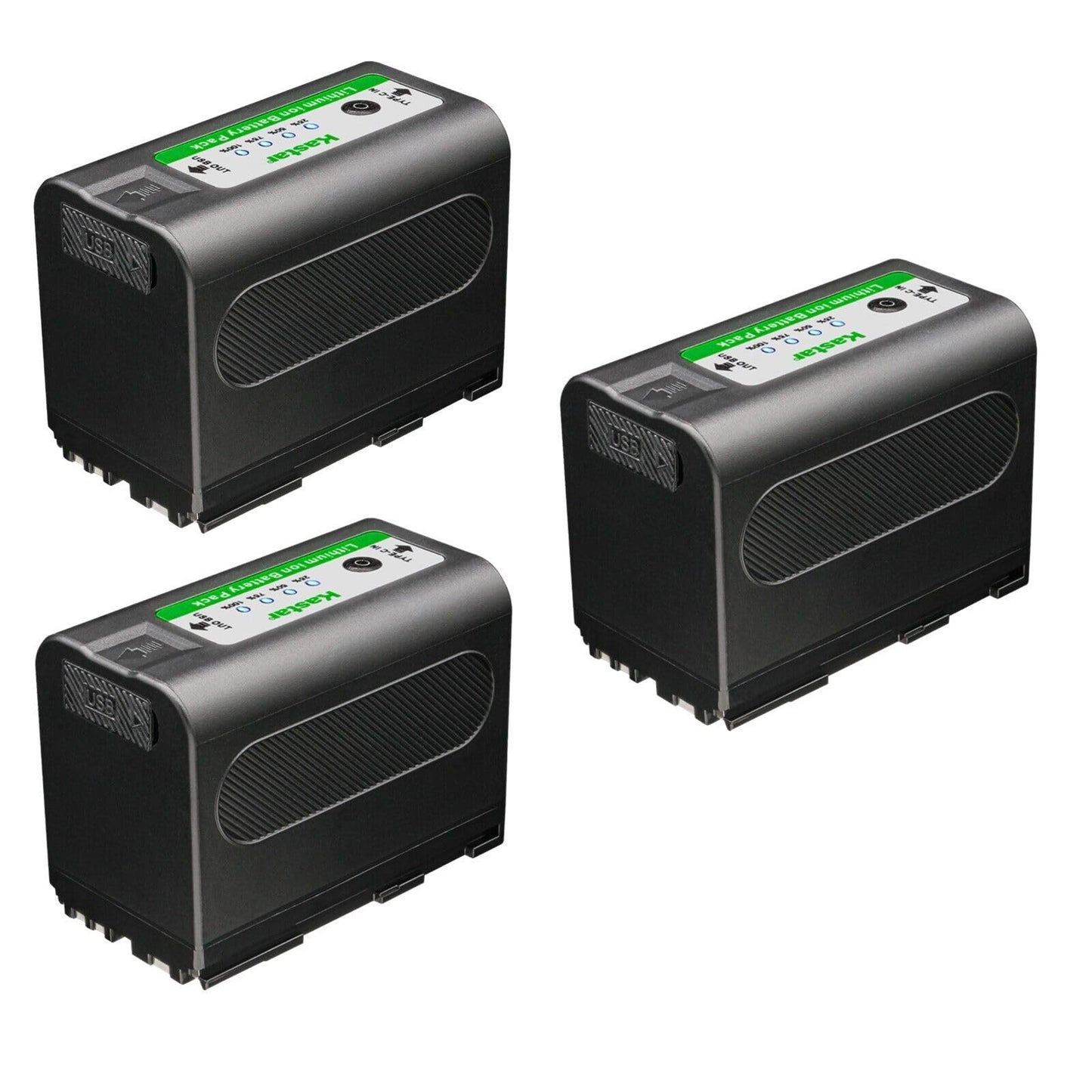 Kastar 3-Pack Battery 7.4V 7000mAh Replacement for Canon XL-1, XL-1S, XL-2, XH-A1, XH-A1 HDV, XH-A1S HD, XH-A1SE HDV, XM1, XM2, XV1, XV2, C2, FV1
