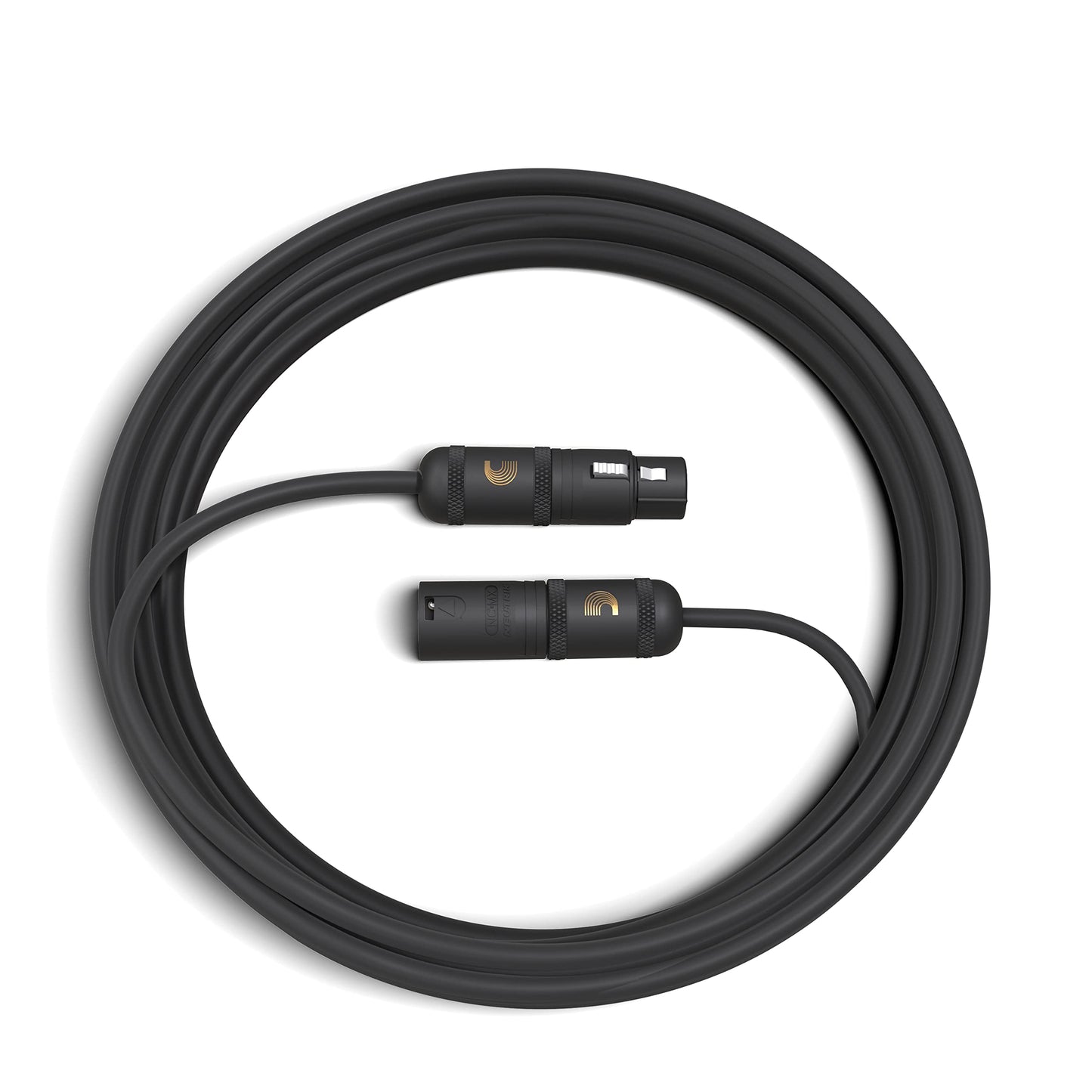 D'Addario Accessories Microphone Cable - XLR Cable - Copper Braid Shield - Optimal Signal Transfer - American Stage - 25 Feet/7.62 Meters - 1 Pack