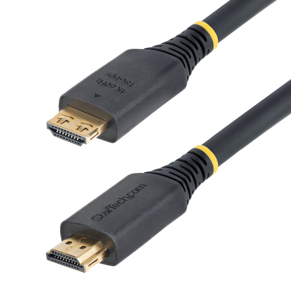StarTech 20ft High Speed HDMI Cable with Gripping Connectors, 4K 60Hz
