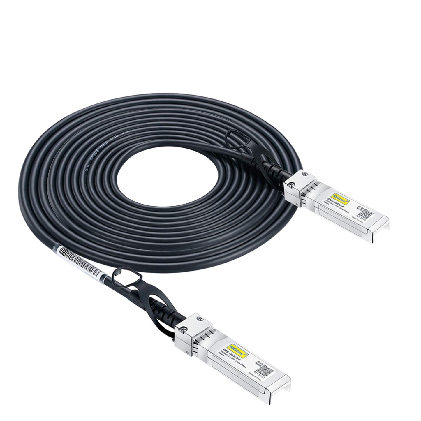 10Gtek 10G SFP+ DAC Twinax Cable for Cisco SFP-H10GB-CU5M, 5m/16.5ft