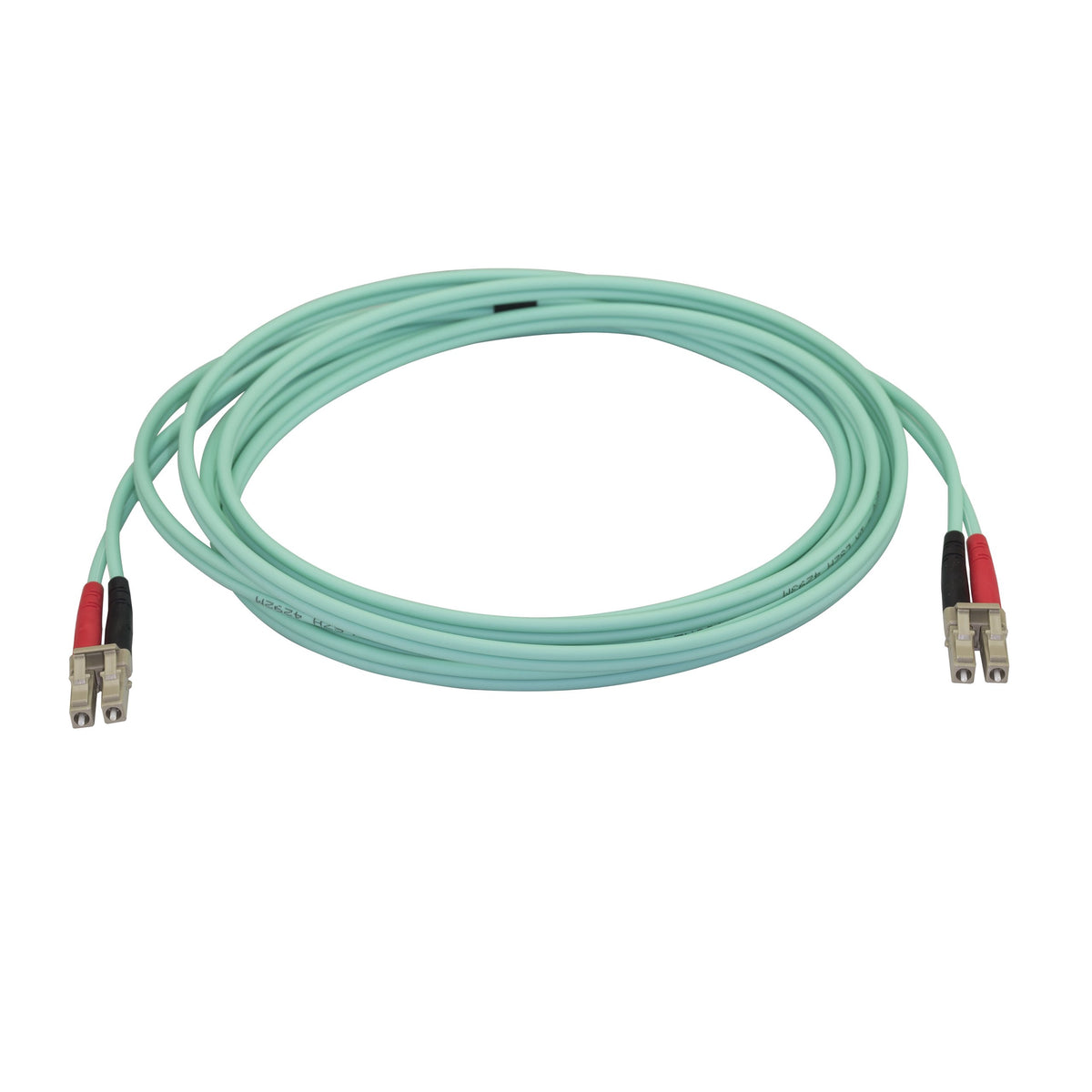 StarTech.com 3m (10ft) LC/'OM4 Multimode Fiber Optic Cable, 50/125, 100G, Low Insertion Loss, LSZH Fiber Jumper Cord