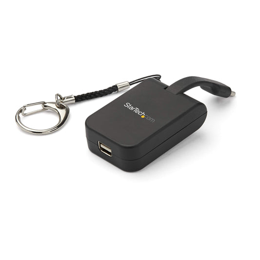 StarTech.com Compact USB C to Mini DisplayPort Adapter - 8K 60Hz/4K USB-C to mDP 1.4 Video Converter w/Keychain Ring - USB Type-C DP Alt Mode (HBR3