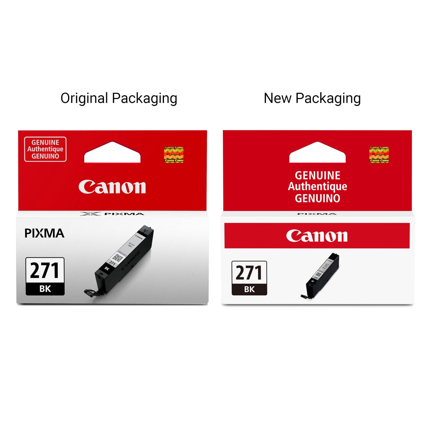 Canon CLI-271 Genuine Black Ink Tank, Compatible with MG6820, MG6821, MG6822, MG5720, MG5721, MG5722, MG7720, TS5020, TS6020, TS8020, and TS9020