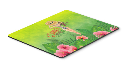 Caroline's Treasures BB7455MP Summer Time Lady in Swimsuit Mouse Pad, Hot Pad or Trivet for Home Office Gaming Working Computers Laptop Mouse