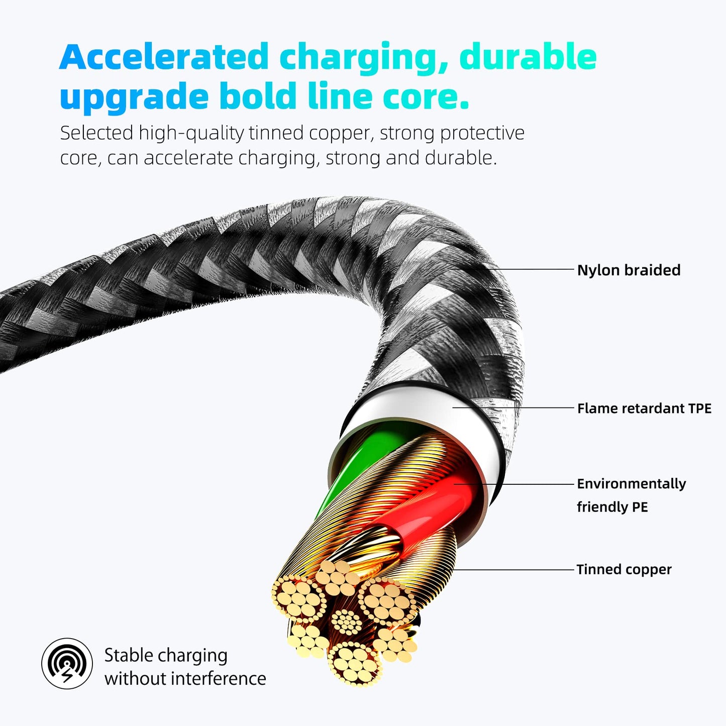 Bkayp iPhone Charger [Apple MFi Certified] 3pack 10FT Long Lightning Cable Fast Charging High Speed Data Sync USB Cable Compatible iPhone 13/12/11…