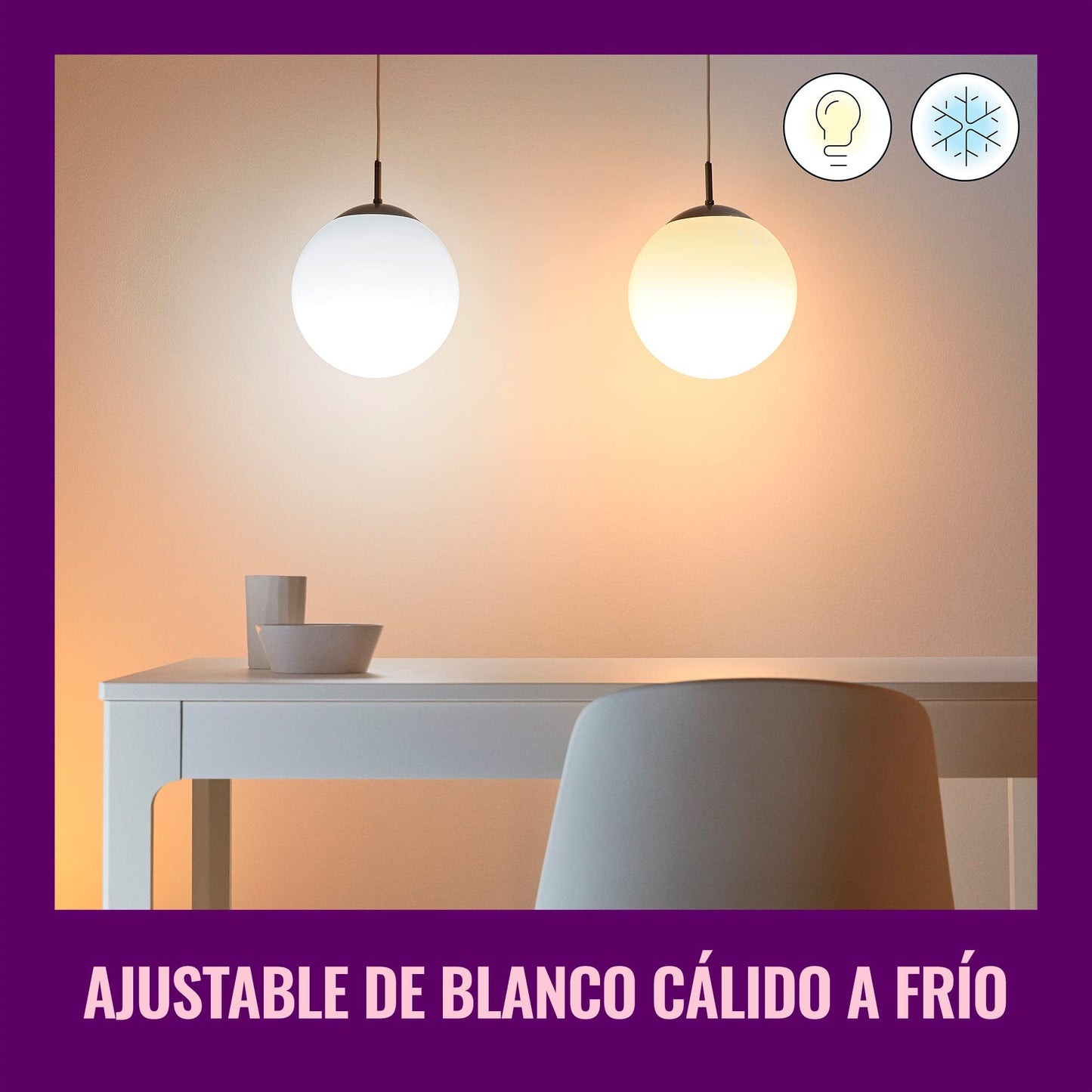 WiZ LED Smart Light Bulbs, Sunset to Sunrise Automation + Motion Detection + Control with Voice or App, Full Color A19 60W 800LM E26 Indoor, Matter