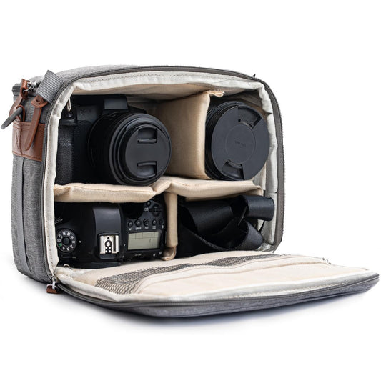 C Coiro Camera Bag for Digital DSLR SLR, Protection, Waterproof Mirrorless Small Camera Bag, Camera Lens Case, Travel Organizer Camera Insert