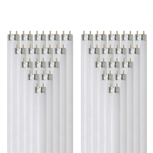 Sunlite F25T8/SP830 3 Foot T8 Linear Fluorescent Lamp, 25 Watts, 2300 Lumens, 3000K Warm White, Medium G13 Bi-Pin Base, High Performance Straight