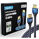 TISOFU【Ultra Certified 10K 8K HDMI Cable 10FT: HDMI 2.1 Cables 48Gbps High Speed Premium Braided Cord 8K@60Hz 4K@120Hz 4K@144Hz HDCP 2.2&2.3 CL3 ARC