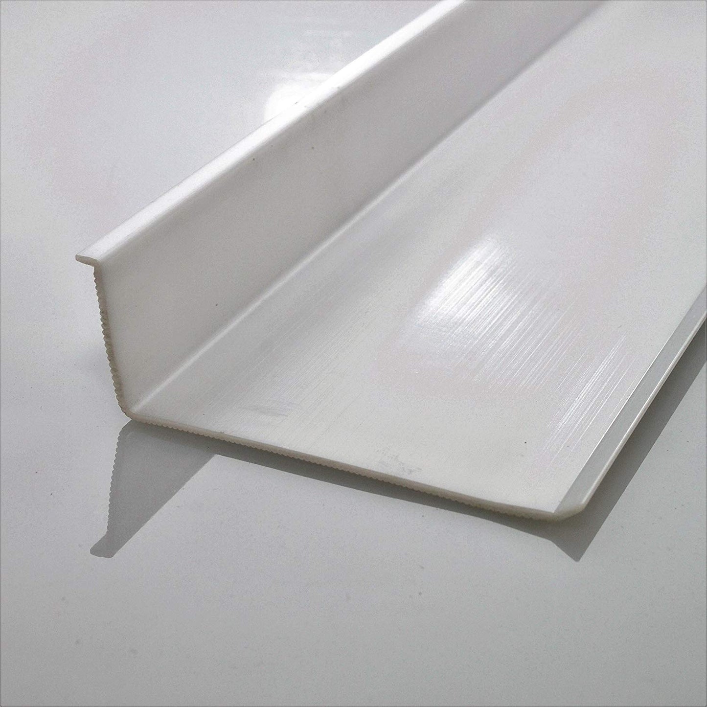 Beam Lighting Under Cabinet Light Cover Replacement | White Ribbed Acrylic Diffuser (L-Shaped, 33")