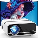 [Auto Focus/4K Support] Projector with WiFi and Bluetooth, Native 1080P Outdoor Movie Projector with Auto Focus/4P6D Keystone/50% Zoom/PPT, DBPOWER