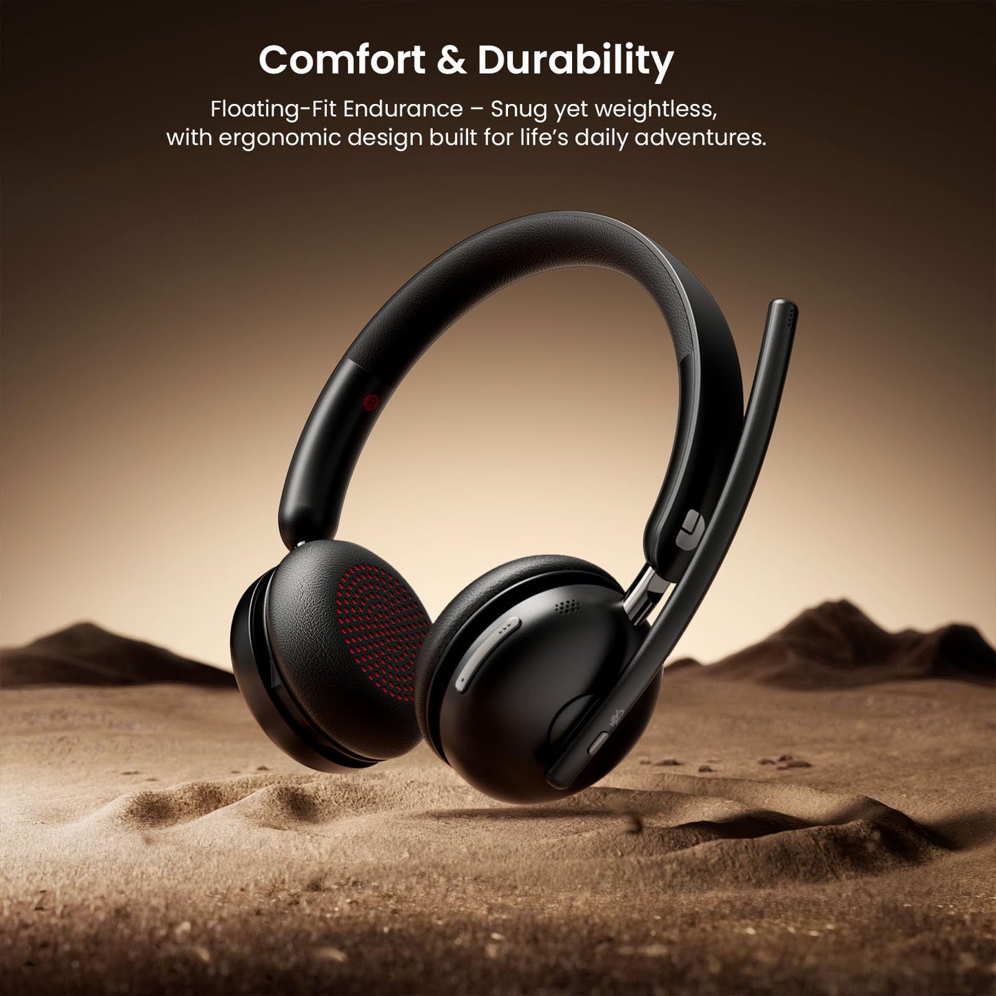 Dytole Wireless Headset with Mic for Work, Bluetooth 5.3 Headset with Noise Cancelling, Wireless Headphones with Mic & USB Dongle, 65H & Mute, Ideal…