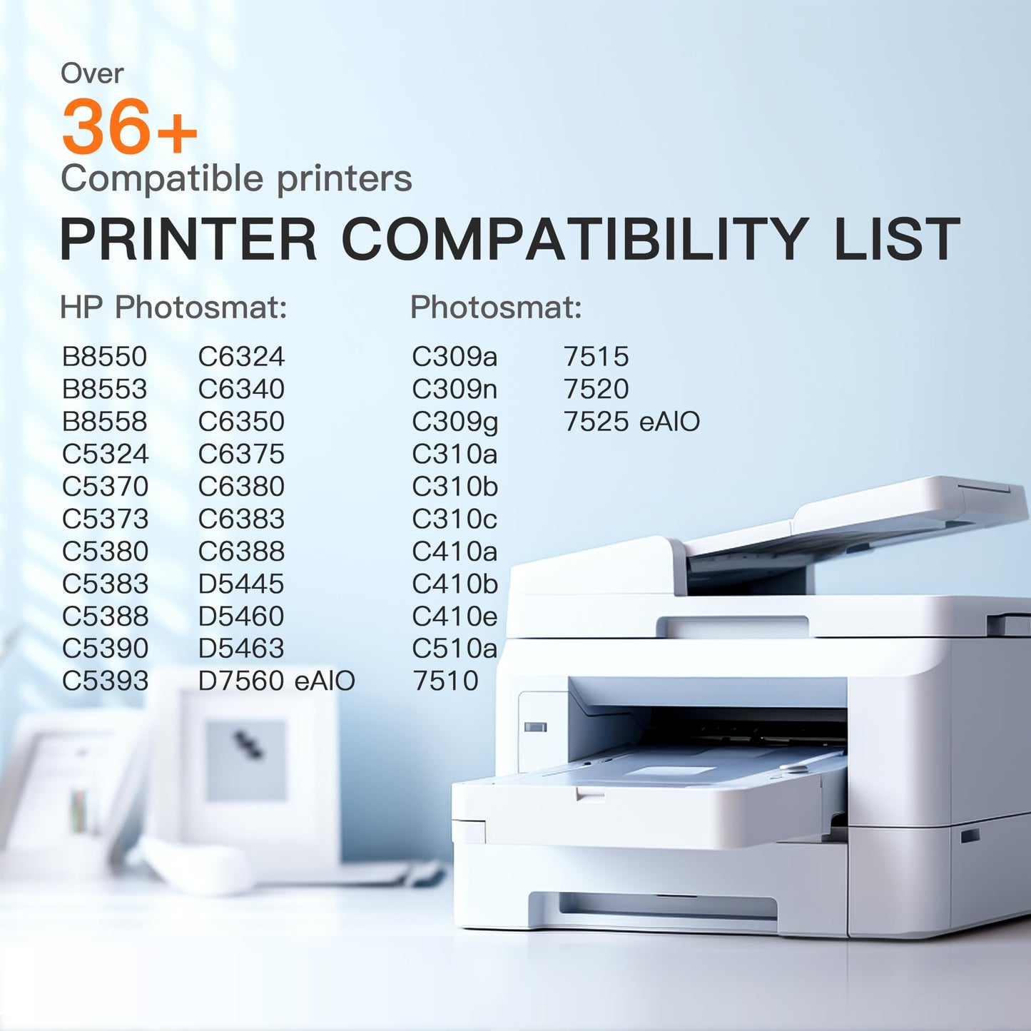 E-Z Ink 564XL Compatible Ink Cartridge Replacement for HP 564 Ink Cartridges 564 XL High-Yield Ink to use with DeskJet 3520 3522 Officejet 4620