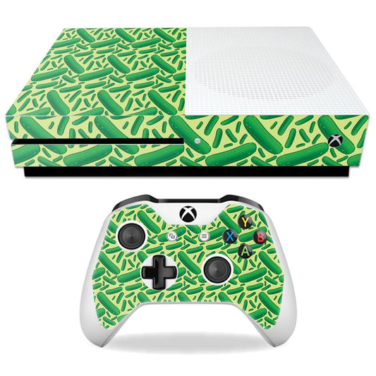 MightySkins Skin Compatible with Microsoft Xbox One S - Pickles | Protective, Durable, and Unique Vinyl Decal wrap Cover | Easy to Apply, Remove,