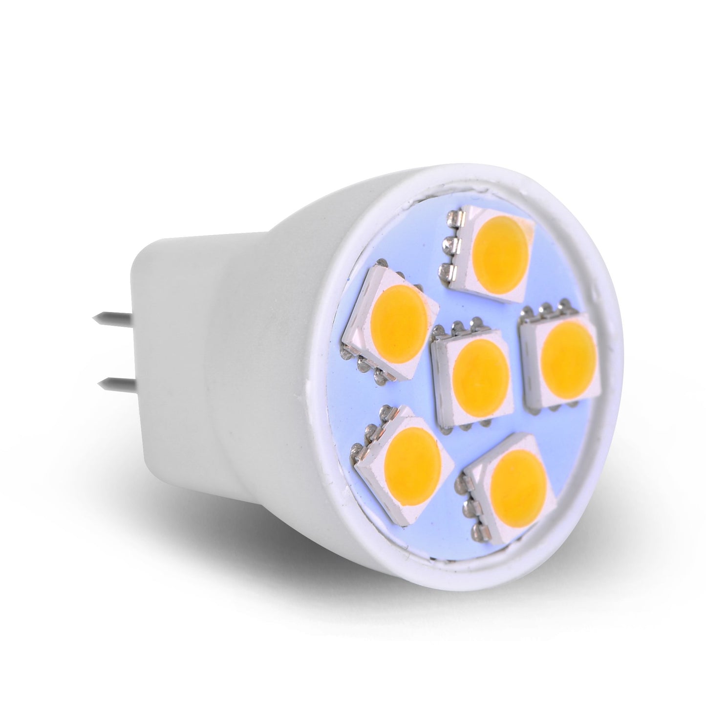 MR8 Light Bulb LED Replacement for Mini Halogen Recessed Lamps 12 Volt 1" Diameter GU4 RV Boat Camper Yacht Train Motor Home Interior Tiny House Ship