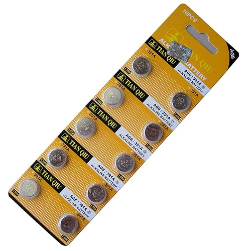 TIANQIU 10 X Ag8 Lr1120 391 Sr112Sw Alkaline Battery
