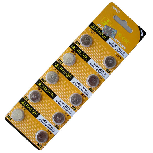 TIANQIU 10 X Ag8 Lr1120 391 Sr112Sw Alkaline Battery