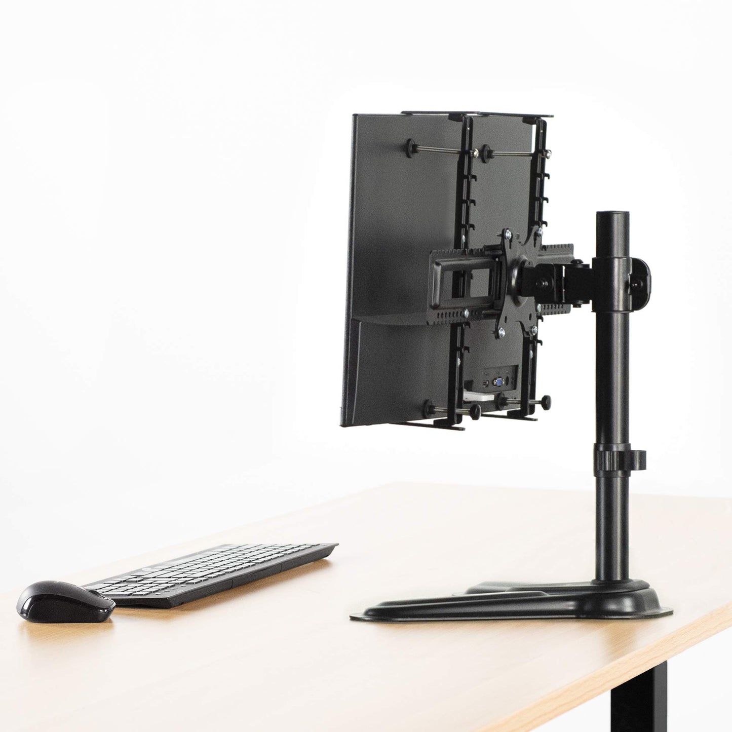 VIVO Universal Adapter VESA Mount Kit for 20 to 32 inch Flat and Curved Monitor Screens, 100x100mm Mounting Bracket, Black, MOUNT-UVM01
