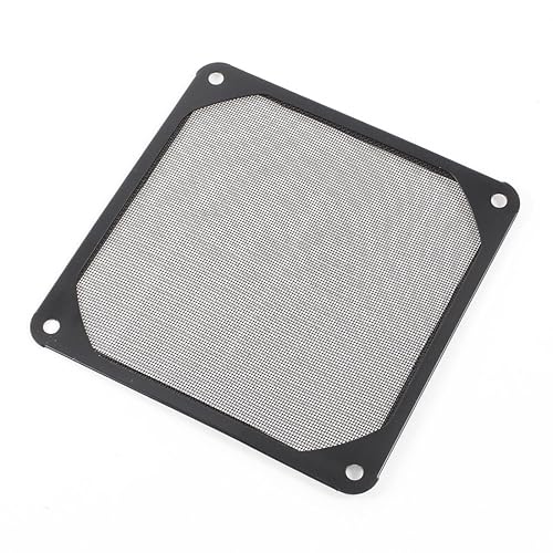uxcell® Aluminum PC Cooler Fan Dustproof Meshy Filter 12cm x 12cm Black