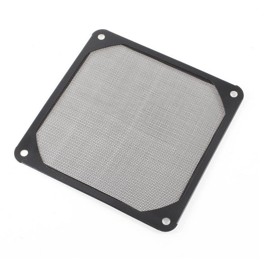 uxcell® Aluminum PC Cooler Fan Dustproof Meshy Filter 12cm x 12cm Black