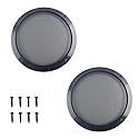 UltAlt 2 Pack 5 Inch Speaker Grills Replacement 5'' Speaker Grill Covers Round Mesh Screen Grille Cover for Subwoofer Box Wooden Speaker Enclosure
