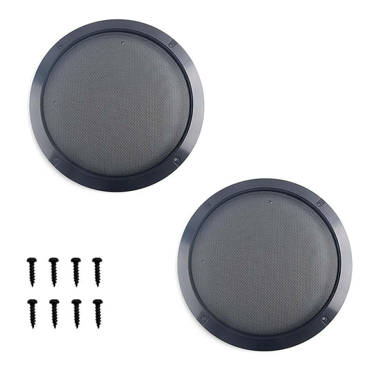 UltAlt 2 Pack 5 Inch Speaker Grills Replacement 5'' Speaker Grill Covers Round Mesh Screen Grille Cover for Subwoofer Box Wooden Speaker Enclosure