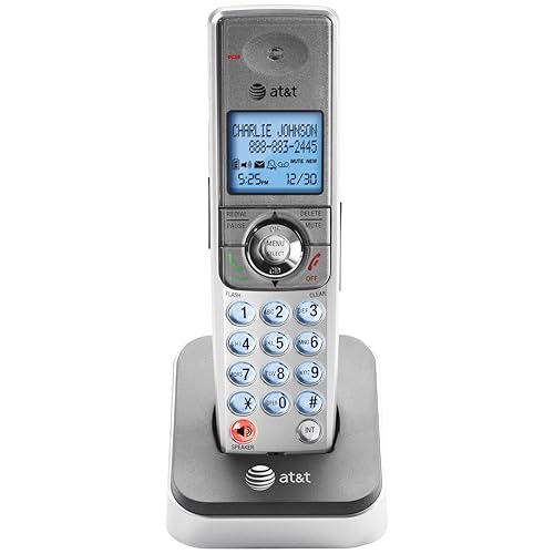 AT&T SL80108 DECT 6.0 Digital Cordless Expansion Handset (Titanium and Carbonite)