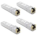 10GBASE-T SFP+ RJ45 Network Transceiver Module, 10Gb SFP to RJ-45 Copper Mini GBIC Low Working Temp Compatible with Cisco SFP-10G-T-S, Ubiquiti, Open