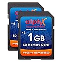 D50 D40 D40X D3300 Digital Camera Memory Card 2X 1GB Secure Digital (SD) Memory Card (1 Twin Pack)