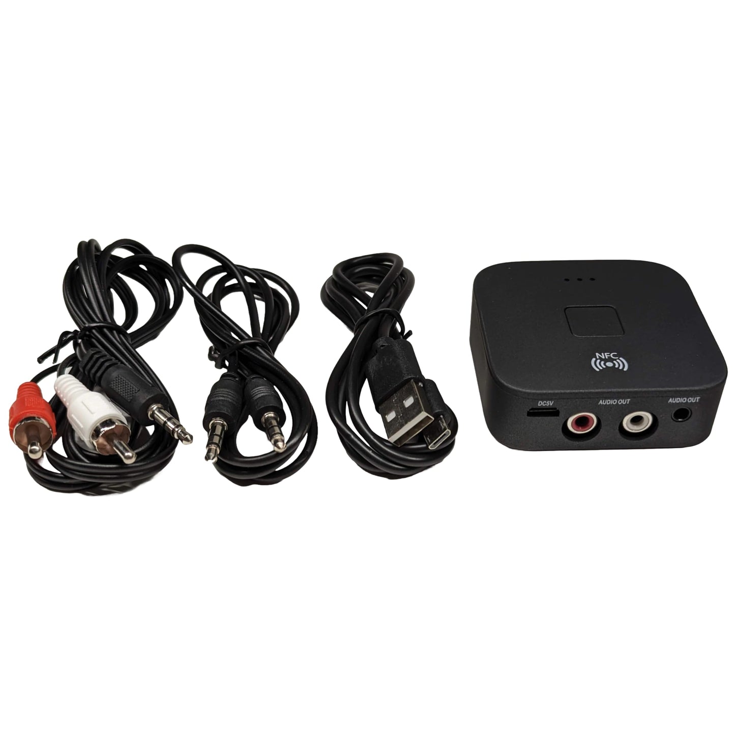 Milestock Bluetooth Audio Adapter for Music Streaming Sound System, Wireless Audio Adapter Works with Smartphones and Tablets, Wireless Adapter